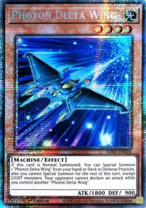 Photon Delta Wing (Starlight Rare) - RA05-EN026: Rarity Collection 5