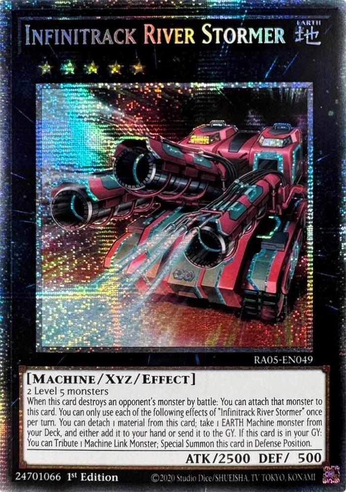 Infinitrack River Stormer (Starlight Rare) - RA05-EN049: Rarity Collection 5