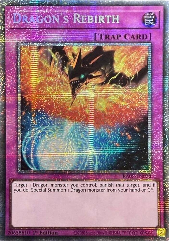 Dragon's Rebirth (Starlight Rare) - RA05-EN078: Rarity Collection 5