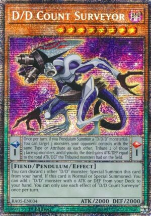 D/D Count Surveyor (Starlight Rare) - RA05-EN034: Rarity Collection 5
