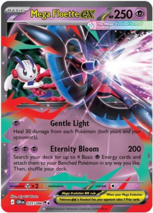 Mega Floette ex - 035/086 - 035/086: ME04: Chaos Rising