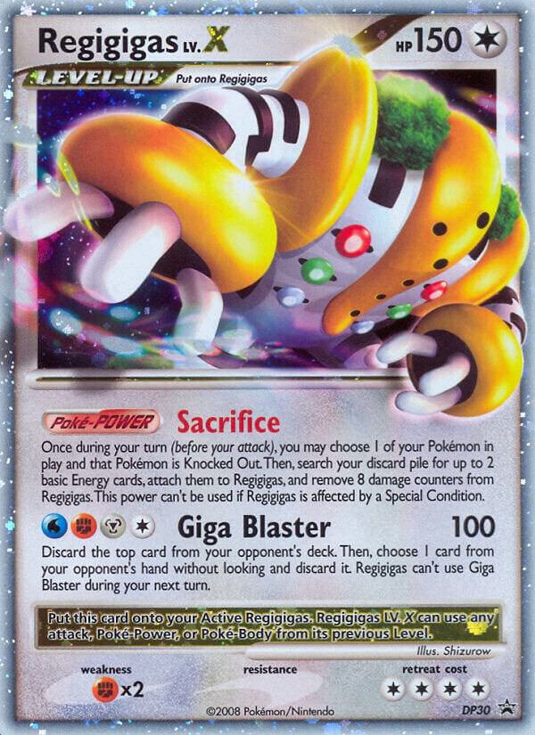 Regigigas LV.X - DP30 - DP30: Diamond and Pearl Promos (MP)