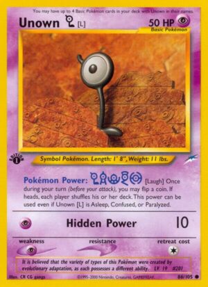 Unown [L] - 086/105: Neo Destiny