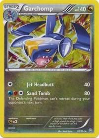 Garchomp - 91/124 (Cracked Ice Holo) - 091/124: Deck Exclusives (LP)