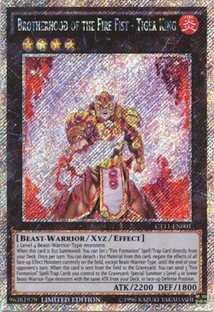 Brotherhood of the Fire Fist - Tiger King - CT11-EN001: 2014 Mega-Tins