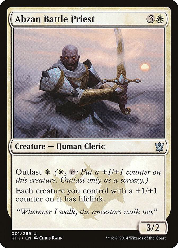 Abzan Battle Priest - 1: Khans of Tarkir