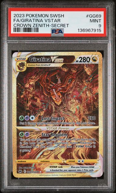 Giratina VSTAR - GG79/GG70: PSA 9