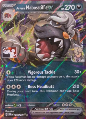 Arven's Mabostiff ex - 139/182: Prize Pack (ES)