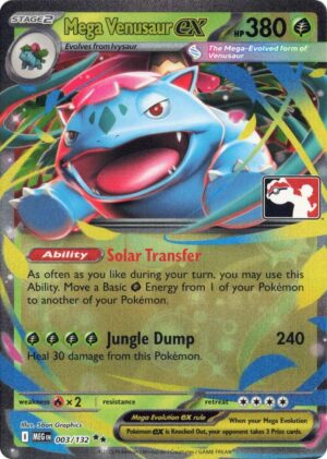 Mega Venusaur ex - Prize Pack Series Cards (ES)