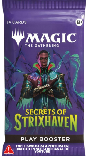 Secrets of Strixhaven (SOS) - Play Booster Pack(Exclusivo para apertura en directos de Boosterlandia)