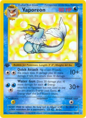 Vaporeon (28) - 28/64: Jungle (LP)