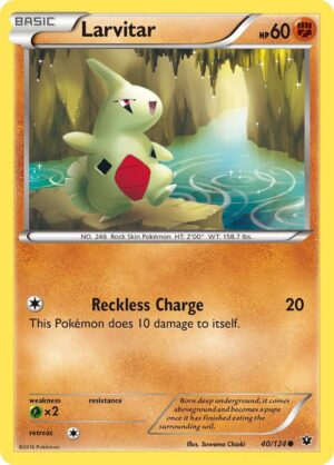 Larvitar (40) - 40/124: XY - Fates Collide