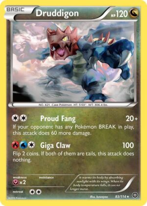 Druddigon - 83/114: XY - Steam Siege
