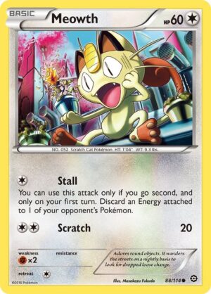 Meowth - 88/114: XY - Steam Siege