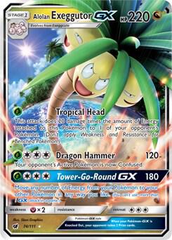 Alolan Exeggutor GX - 74/111: SM - Crimson Invasion