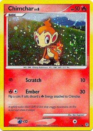 Chimchar - 76/130 (Cosmos Holo) - 076/130: Miscellaneous Cards & Products (HP)