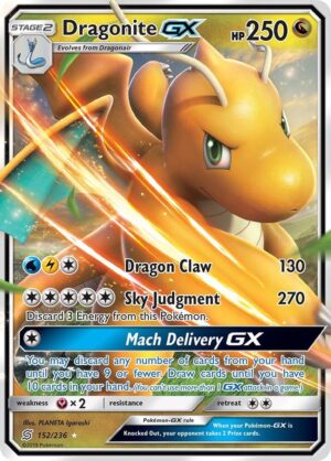 Dragonite GX - 152/236: SM - Unified Minds