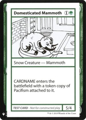 Domesticated Mammoth: Mystery Booster: Convention Edition Exclusives