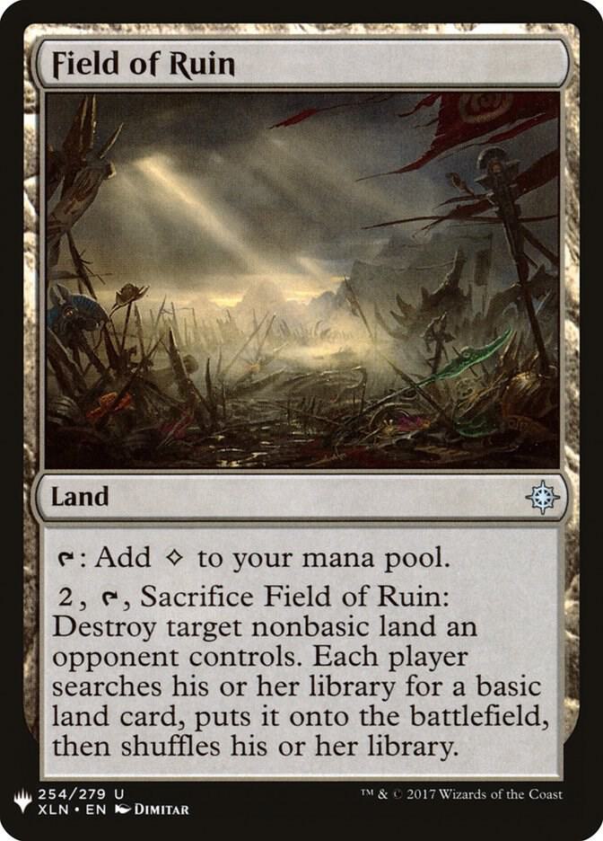 Field of Ruin - 254: The List Reprints