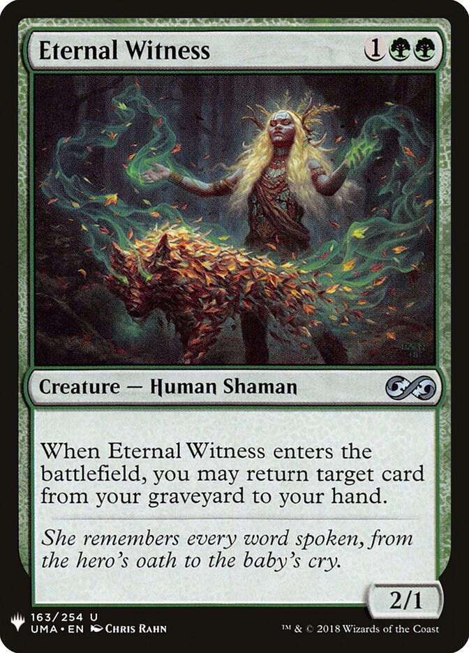 Eternal Witness (UMA) - 163: The List Reprints