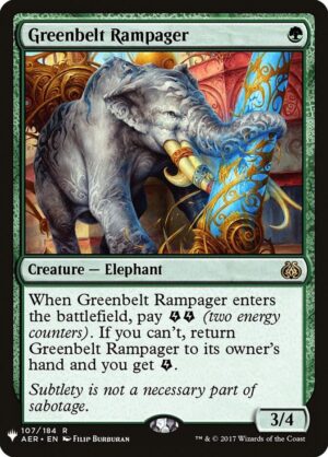 Greenbelt Rampager - 107/184: The List Reprints