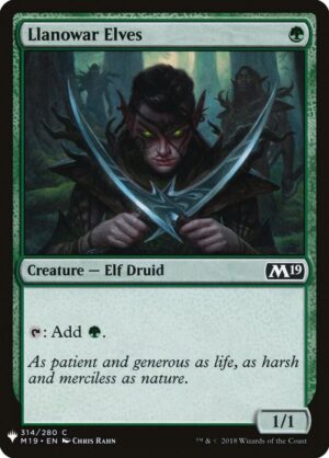 Llanowar Elves - 314: The List Reprints