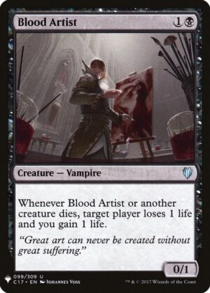 Blood Artist - 99: The List Reprints