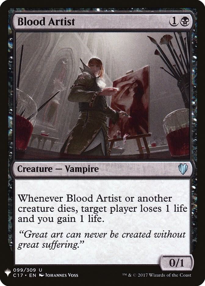 Blood Artist - 99: The List Reprints