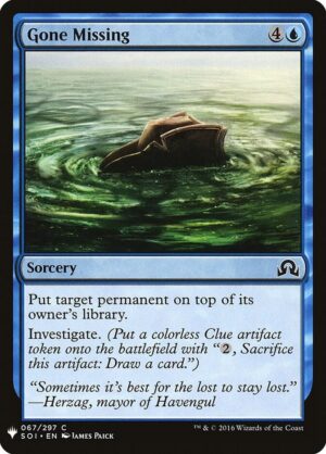 Gone Missing - 67: The List Reprints