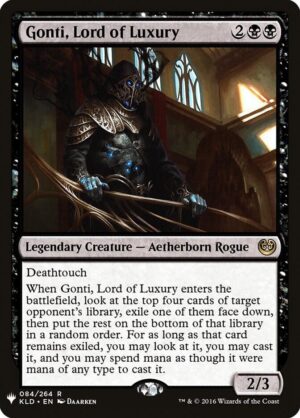 Gonti, Lord of Luxury - 84: The List Reprints
