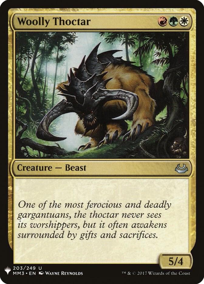 Woolly Thoctar - 203: The List Reprints