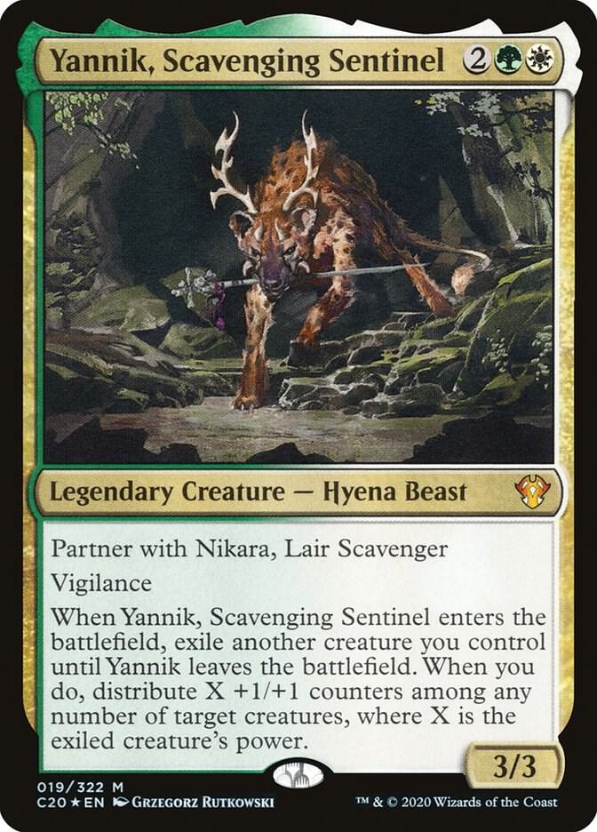 Yannik, Scavenging Sentinel - 19: Commander 2020