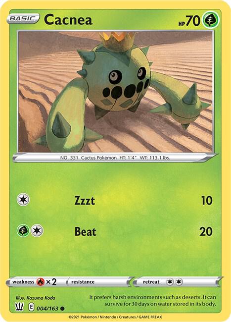 Cacnea - 004/163: SWSH05: Battle Styles