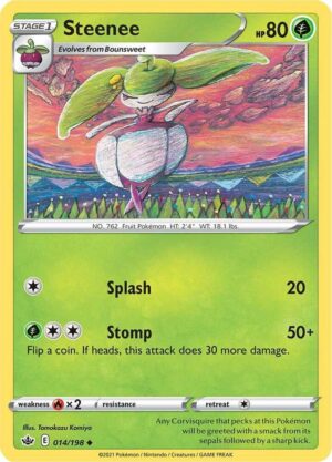 Steenee - 014/198: SWSH06: Chilling Reign