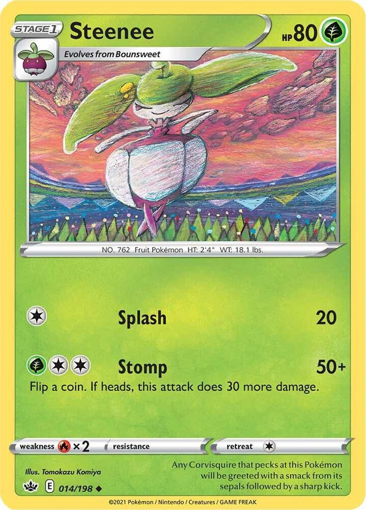Steenee - 014/198: SWSH06: Chilling Reign