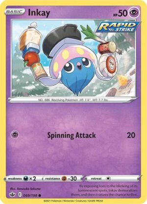 Inkay - 069/198: SWSH06: Chilling Reign