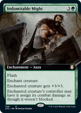 Indomitable Might (Extended Art) - 309: Commander: Adventures in the Forgotten Realms