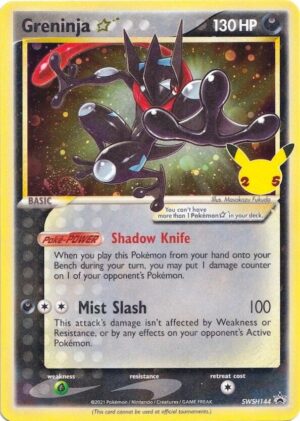 Greninja Star - SWSH144: SWSH: Sword & Shield Promo Cards (LP)