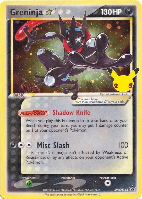 Greninja Star - SWSH144: SWSH: Sword & Shield Promo Cards (LP)