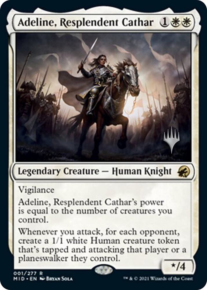 Adeline, Resplendent Cathar - 1: Promo Pack: Innistrad: Midnight Hunt