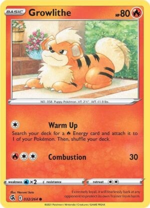 Growlithe - 032/264: SWSH08: Fusion Strike