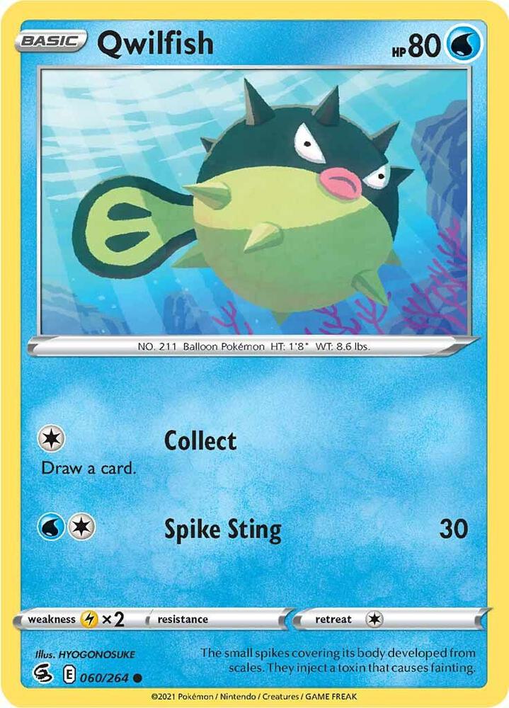 Qwilfish - 060/264: SWSH08: Fusion Strike