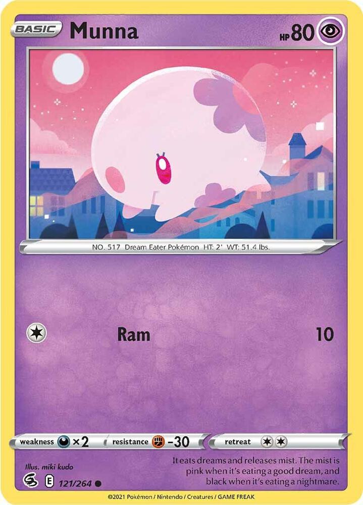 Munna - 121/264: SWSH08: Fusion Strike