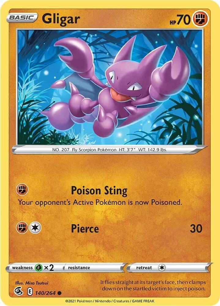 Gligar - 140/264: SWSH08: Fusion Strike
