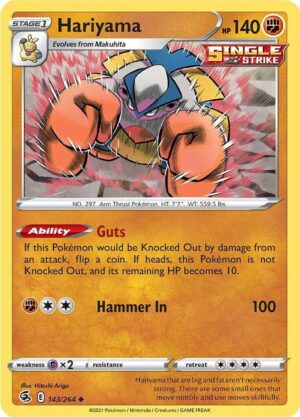 Hariyama - 143/264: SWSH08: Fusion Strike