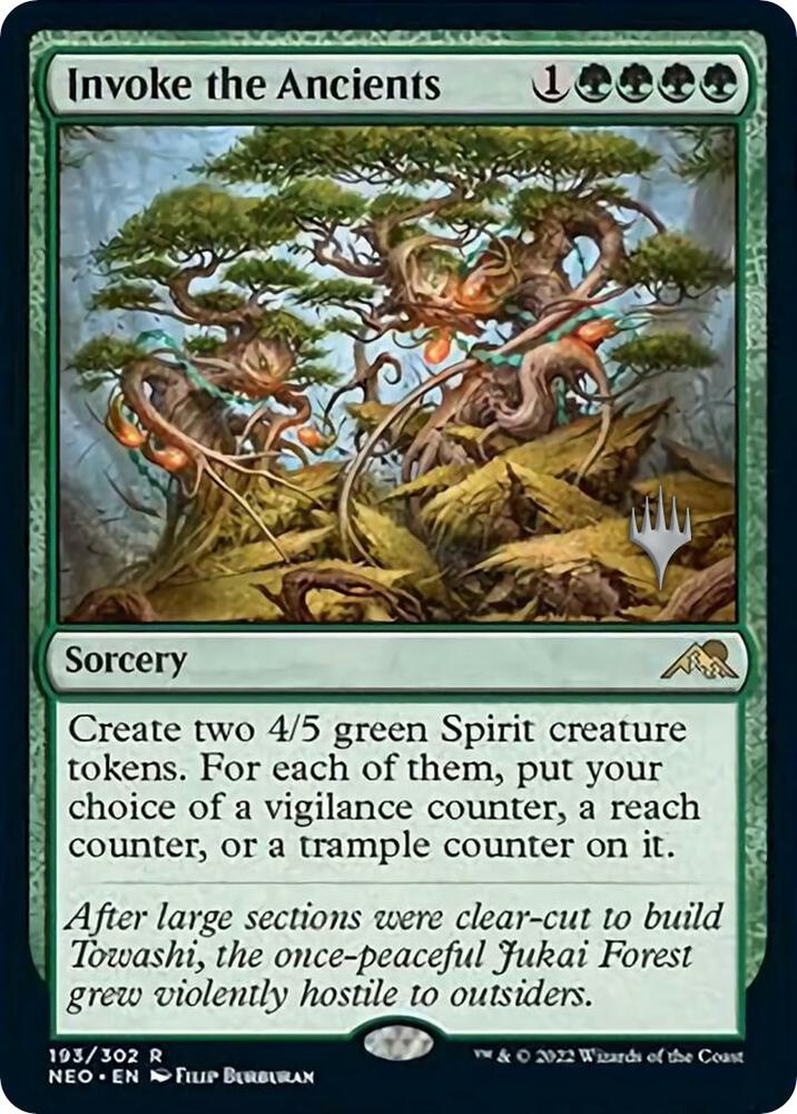Invoke the Ancients - 193: Promo Pack: Kamigawa: Neon Dynasty