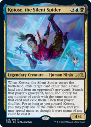 Kotose, the Silent Spider - 228: Promo Pack: Kamigawa: Neon Dynasty