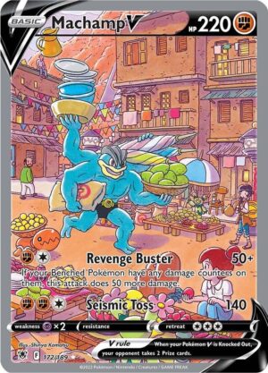 Machamp V (Alternate Full Art) - 172/189: SWSH10: Astral Radiance