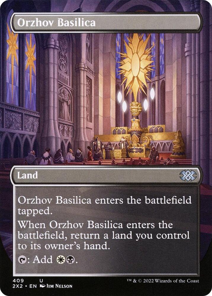 Orzhov Basilica (Borderless) - 409: Double Masters 2022