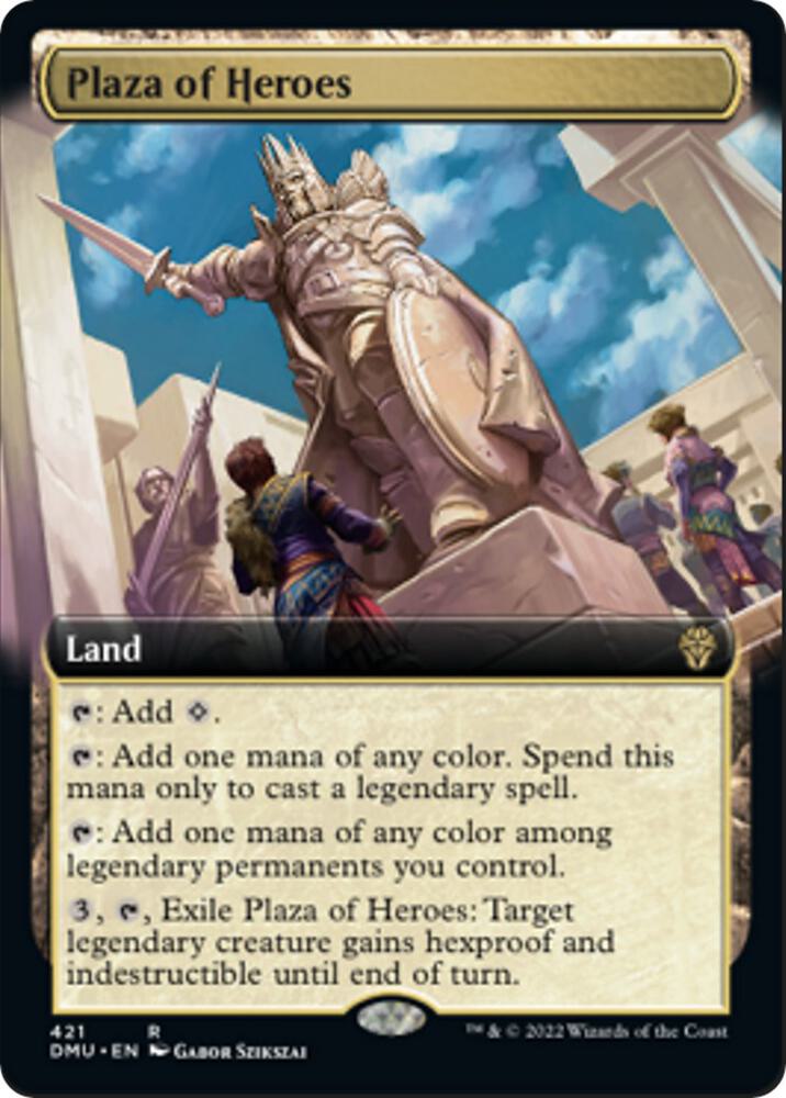 Plaza of Heroes (Extended Art) - 421: Dominaria United